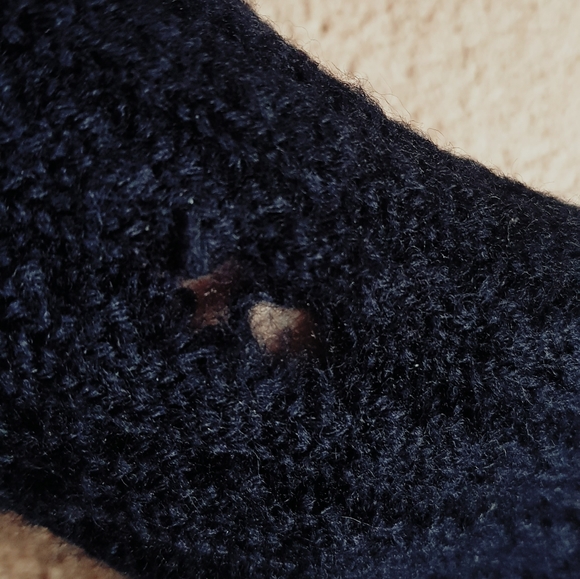 L.L.Bean Blue 100% Wool Sweater M - Picture 6 of 6